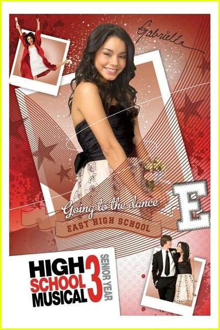 Gabriella High School Musical 3 Poster, Movie Posters High School Musical, Gabriella Red Dress High School Musical, Gabriella High School Musical, Highschool Musical Gabriella, High School Musical Troy And Gabriella, High School Musical Costumes, Gabriela Montez, Gabriella Montez