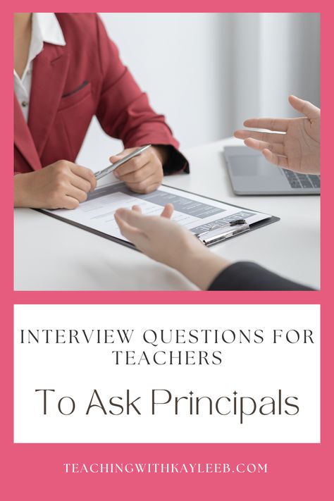 Teacher Interview Questions To Ask, Interview Questions For Teachers, Questions For Teachers, Teaching Interview Questions, Teacher Interview Questions And Answers, Interview Portfolio, Sample Interview Questions, Teaching Interview, Teacher Interview Questions