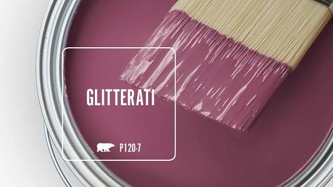 Glitterati P120-7 | Behr Paint Colors Berry Brown Behr Paint, Behr Pink Paint Colors, Purple Paint Colors Bedroom, Hastings House, Bedroom Inspiration Cozy, Behr Marquee, Home Paint Color, Behr Paint Colors, Behr Paint