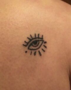 Eye Tattoo On Stomach, Eye Tattoo Stick And Poke, Eye Stick And Poke Tattoo, Stick And Poke Tattoo Moon, Eye Stick And Poke, Leaf Stick And Poke, Moon Stick And Poke, Attract No Evil Tattoo, Stick N Poke Tattoo Ideas