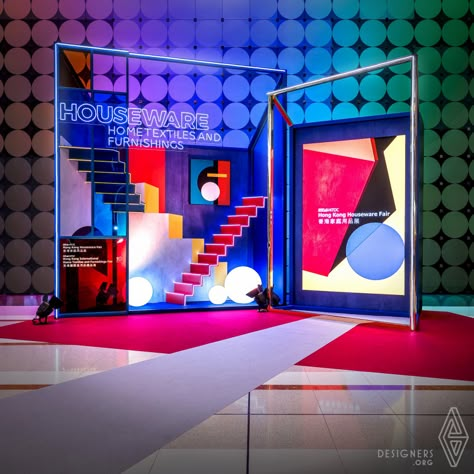 Event Exhibition Design, Awards Display, Colorful Art Installations, Event Booth Design, Event Booth, Event Display, Exhibition Booth Design, Event Branding, Exhibition Display