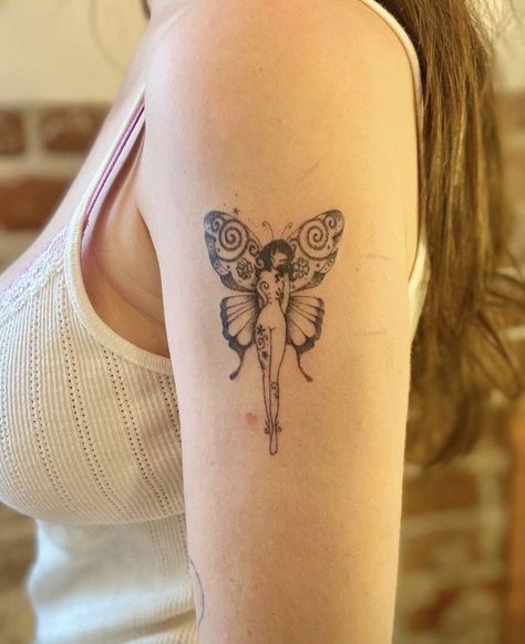 Leg Piece Tattoo Women, Interesting Tattoos, Whimsical Tattoos, Saved Tattoo, Cute Little Tattoos, Fairy Tattoo, Dainty Tattoos, Dream Tattoos, Tat Ideas