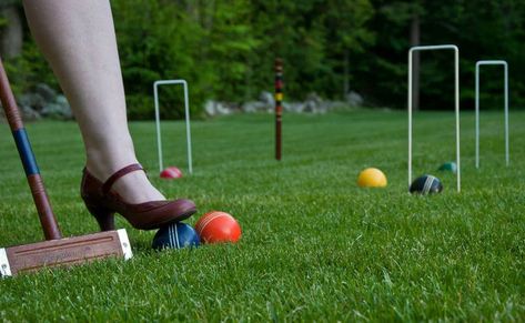 Top 10 Backyard Games Ranked By Awesomeness Croquet Party, Croquet Game, Garden Party Games, Heathers Movie, Heather Chandler, Family Friendly Games, Veronica Sawyer, Lizzie Hearts, Heathers The Musical