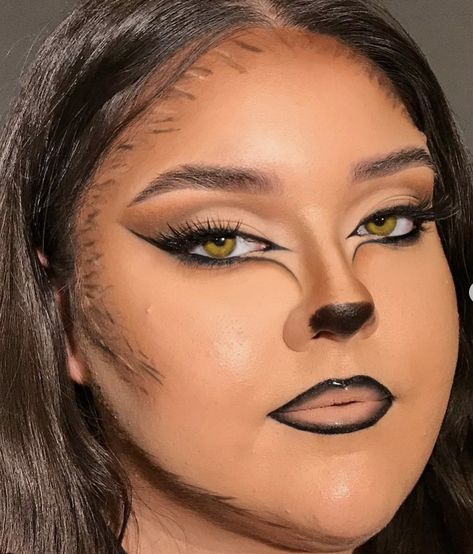 Lion Makeup, Werewolf Makeup, Wolf Makeup, Halloween Makeup Tutorial Easy, Cat Halloween Makeup, Halloween Makeup Clown, Halloween Make-up Looks, Holloween Makeup, Cat Makeup Halloween