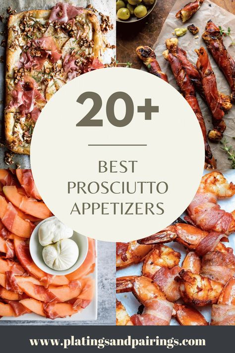 Filet Mignon Bites, Prociutto Appetizers, Procuitto Recipes, Proscuitto Appetizers, Peach Appetizer, Air Fryer Chicken Breasts, Prosciutto Appetizer, Prosciutto Recipes, Skewer Appetizers