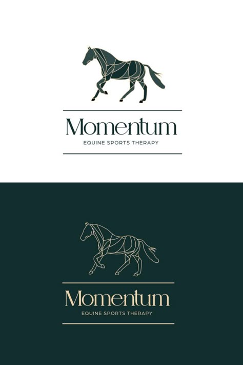 Equine Logo Design, Therapy Branding, Equine Logos, Equestrian Logo, Horse Logo Design, Massage Logo, Sports Therapy, K Logos, Horse Anatomy