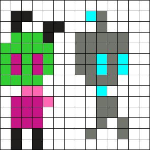 Gir Perler Bead, Kandi Inspo, Fuse Bead Patterns, Pattern Maker, Beads Designs, Kandi Patterns, Bead Sprite, Photo Pattern, Melty Beads