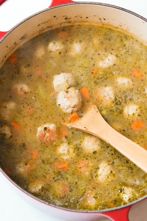 Chicken Meatball Stew, Russian Meatball Soup, Cabbage And Meatball Soup, Medicine Ball Soup, Chicken Meatballs For Soup, Pork Ball Soup, Cabbage Meatball Soup, Chicken Meatballs Soup, Chicken Meatball Soup Recipes