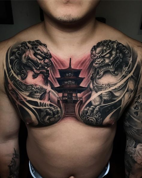 Middle Of Chest Tattoo Men, Middle Of Chest Tattoo, Protect Peace, Popular Tattoo Ideas, Skull Tattoos For Men, Chest Tattoos For Men, Chest Tattoo Ideas, Cool Chest Tattoos, Chest Tattoo Men