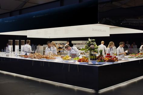 Dean & Deluca, Ole Scheeren, Restaurant Kitchen Design, Kitchen Concept, Dean Deluca, Design Miami, Fresh Kitchen, Counter Display, Eat Lunch