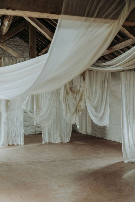 Wedding Draping, Fabric Installation, Live Set, The Lane, Ceiling Installation, Installation Design, Meditation Room, Art Event, Draped Fabric