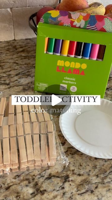 Ashley Johnson on Instagram: "Watch as my little one learns all the colors! 🌈  🎨 Save this activity for later  👧 Share this activity with a friend  🤍 Follow for more toddler activities   #toddleractivities #activitesfor2yearold #activitesforkids #activitesfortoddlers #toddlermom #learningthroughplay" Art For 18month Olds, Learning Colors Activities For Toddlers, Purple Activities For Toddlers, Dollar Tree Activities For Toddlers, Dollar Tree Toddler Activities, Colour Activities For Toddlers, Learning Activities For Two Year Olds, Colour Activities, Learning Colors Activities