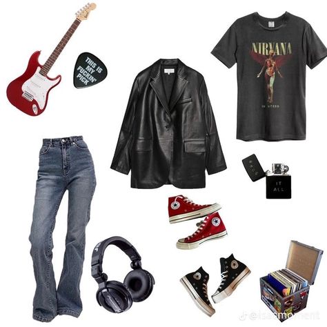 Rockstar Tshirt Outfit, Comfy Rockstar Outfit, Rockstar Clothing Aesthetic, Rockstar Girlfriend Outfit Board, Rockstar Gf Outfit Png, 2000s Fashion Rock, Rockstar Girlfriend Aesthetic Outfits School, Rockstar Girlfriend Style Aesthetic, Rockstar Boyfriend Aesthetic Outfit