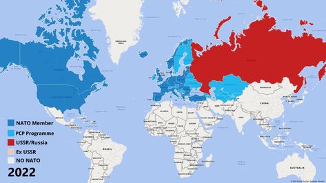 Nato Countries from 1949 to 2022 - Nato Countries, Cities In Italy, Country Maps, Military Personnel, The European Union, Stuff To Do, North America, Beautiful Places, Germany