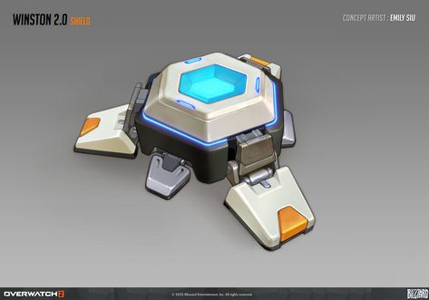 Scifi Environment, Future Technology Concept, Sci Fi Props, Futuristic Robot, Props Concept, Sci Fi Environment, Game Props, Isometric Illustration, Overwatch 2