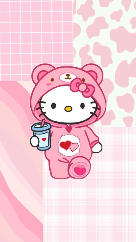 Hello Kitty Imagenes, Walpaper Hello Kitty, Hello Kitty Images, Laundry Shop, Kitty Drawing, Hello Kitty Drawing, Cute Cat Wallpaper, Sanrio Wallpaper, Anime Wallpaper Phone