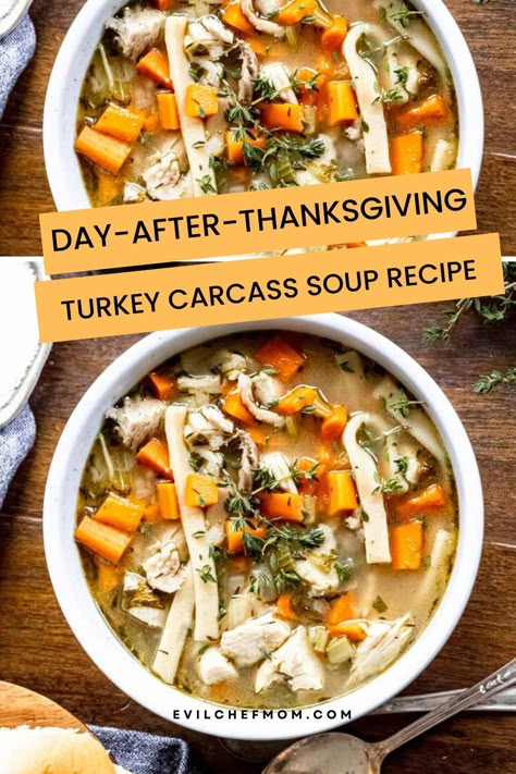 Day-After-Thanksgiving Turkey Carcass Soup Recipe Turkey Bone Soup Crockpot, Best Turkey Soup From Carcass Recipes, Turkey Soup From Carcass Recipes Slow Cooker, Turkey Soup With Carcass Recipes, Turkey Soup From Carcass Recipes Instant Pot, Turkey Corn Soup, Turkey Carcass Soup Instant Pot, Best Turkey Soup Recipe Ever, Creamy Turkey Soup From Carcass Recipes