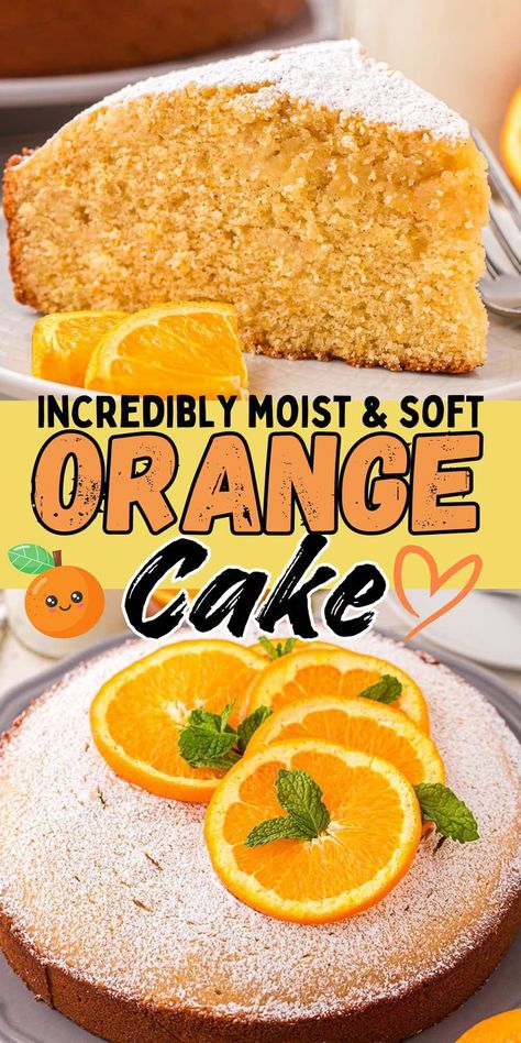 Orange Cake Orange Cakes Birthday, Easy Orange Cake Recipe Simple, Orange Cake Recipes, Orange Color Cake, Orange Cake Recipe Moist, Orange Cake Recipe Easy, Orange Cake Easy, Orange Birthday Cake, Butterbeer Recipe