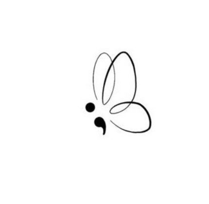 2x2 Tattoos Ideas, 1 Of 1 Tattoo Design, Tattoo Punto Y Coma, Bts Small Tattoos, Nabi Tattoo, Semicolons Aesthetic Wallpaper, Subtle Bts Tattoo, Subtle Semi-colon Tattoo Ideas, Tiny Things To Draw