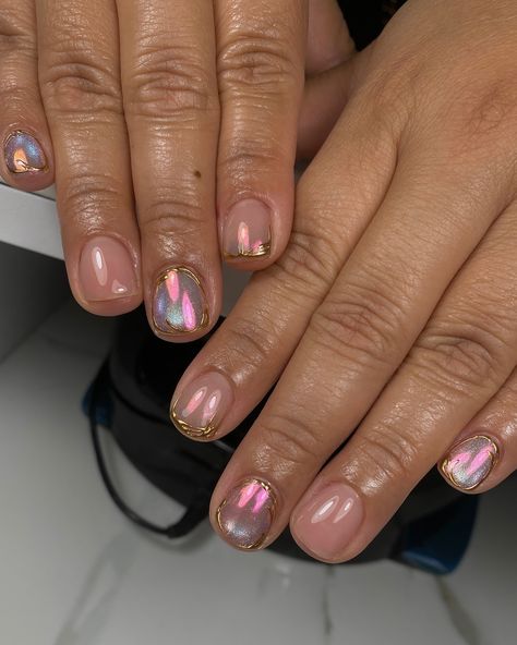 Freestyle mani💖 Using @lightelegancehq jimmy gel 🤌🏻 And super shiny gloss top coat 💖Use my code “SARAH15” to get %15 off your first order #nails #nailart #longnails #shortnails #roundnails #nailsoftheday #nailsofinstagram #nailinspo #trendynails #trendingnailart #fresno #fresnonails #nailtrends #chromenails #nailsoftheweek #auroanails #nailvideos #viralnails # hardgelmani #lightelegance #hardgel extensions #whatsinsidematters Super Short Nail Designs, Mom Nails, Classy Nail Art Ideas, Girly Acrylic, Natural Nail Art, Short Square Nails, Gel Nails Diy, Nails Diy, Round Nails