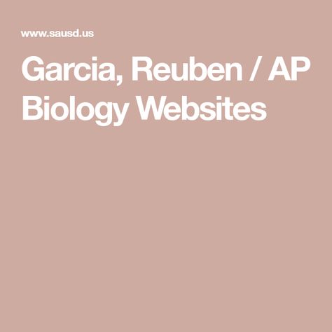 Garcia, Reuben / AP Biology Websites Biology Websites, Biology Vocabulary, Campbell Biology, Biology Textbook, Learn Biology, Middle School Science Experiments, Ap Biology, Science Notebooks, Interactive Science Notebook