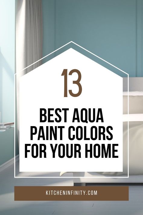 We all know that interior design is a crucial part of home decor, but it can be hard to decide on the right paint colors. There are so many options out there, and you might find yourself overwhelmed with choice. You may also lack inspiration when trying to pick the perfect color for your walls or furniture. Try out these bright, cheerful, muted, and relaxing aqua paint colors. Sea Blue Paint Colors, Best Aqua Paint Color, Aquamarine Paint Colors, Behr Aqua Paint Colors, Soft Aqua Paint Color, Beachy Wall Colors, Muted Turquoise Paint Colors, Sherwin Williams Light Teal Paint Colors, Muted Aqua Paint Colors