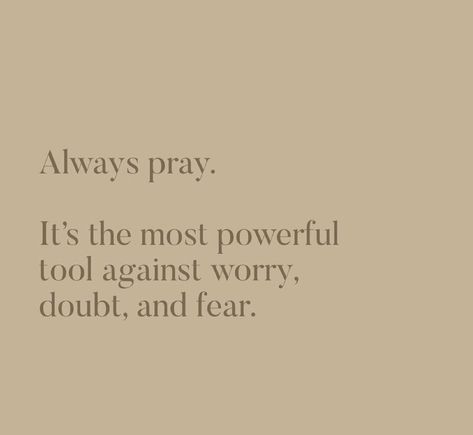 Quotes Prayer, Bible Quotes About Worry, Quotes About Praying, Pray For Worrying, Pray For Others, Prayer For Fear And Worry, Christian Girl Affirmations, Christian Motivation, Christian Bible Quotes