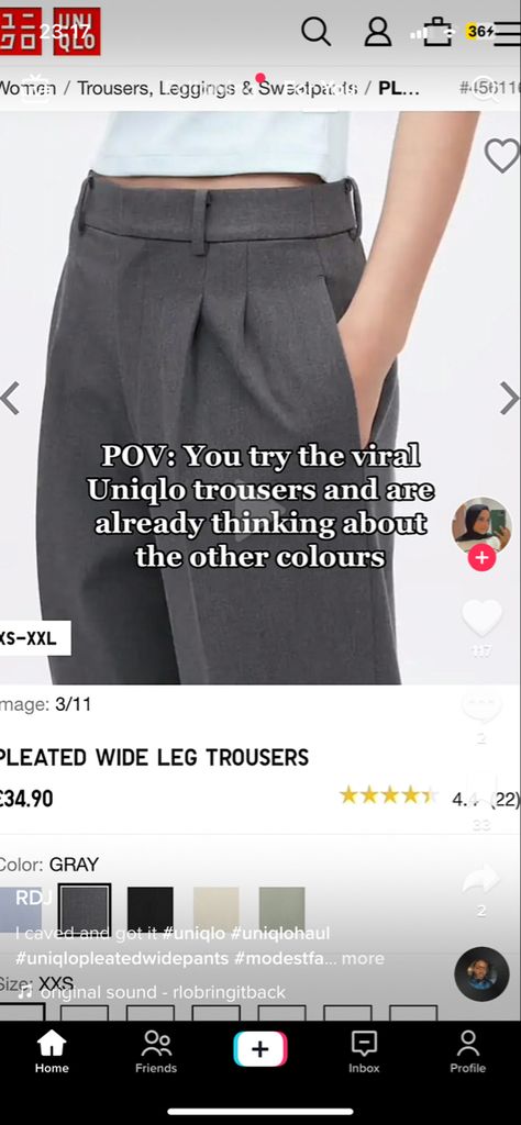 Uniqlo Wide Pleated Pants, Wide Pleated Pants, Uniqlo Trousers, Japan 2023, Pleated Pants, Wide Pants, Wide Leg Trousers, Uniqlo, Wide Leg