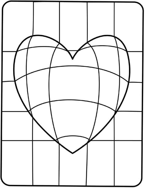 Look out onto a world of love with this heart-shaped window coloring page. #valentinesday #heart #coloringpage #window #view Window Coloring Page, Valentines Art Lessons, Heart Art Projects, Valentine Art Projects, Cool Art Ideas, Valentines Watercolor, Art Lessons Middle School, Valentine Art, Valentine Coloring Pages