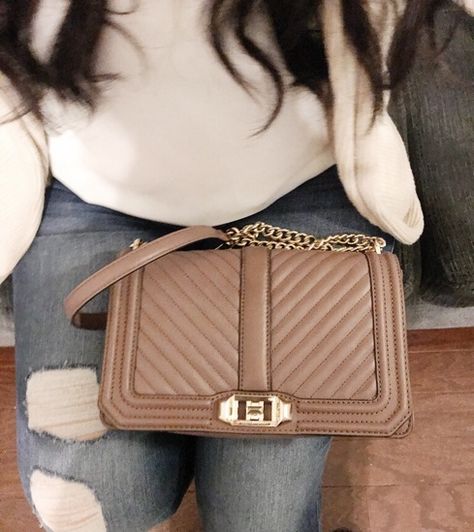 Rebecca minkoff love crossbody bag in mink Chloe Nile Bag, Rebecca Minkoff Crossbody Bag, Wardrobe Architect, Green Handbag, Black Chevron, Designer Crossbody Bags, Chloe Bag, Quilted Leather, Instagram Foto