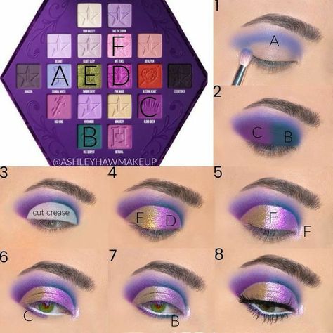 Jeffree Star Eyeshadow, Jeffrey Star, Makeup Pictorial, Tutorial Eyeshadow, Jeffree Star Makeup, Never Wrong, Eyeshadow Ideas, Makeup 101, Makeup Tutorial Eyeshadow