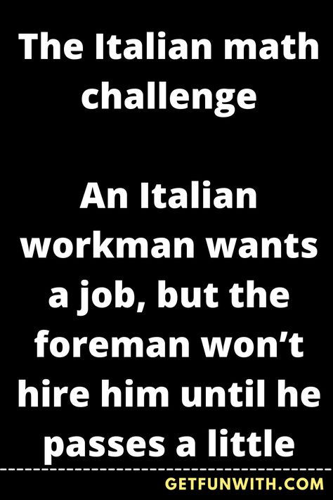 The Italian math challenge – GetFunWith Funny Italian Quotes, Funny Italian Sayings, Work Funnies, Cute Short Quotes, Doctor Jokes, Italian Jokes, Rude Jokes, Funny Italian Jokes, Italian Humor