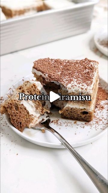 Protein Tiramisu, Raw Eggs, High Protein Desserts, Protein Cake, Protein Desserts, Tiramisu Recipe, Lady Fingers, Super Good, Healthy Protein