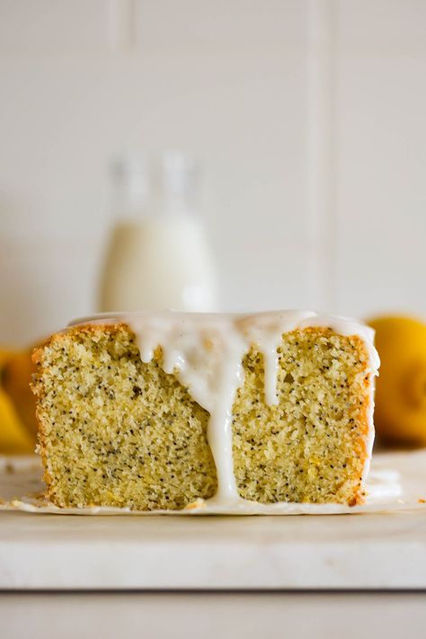 Sourdough Lemon Cake – Milk and Pop Poppyseed Recipes, Loaf Breads, Lemon Poppy Seed Cake, Simple Cakes, Lemon Poppyseed Cake, Seed Cake, Poppy Seed Cake, Lemon Bundt Cake, Lemon Loaf