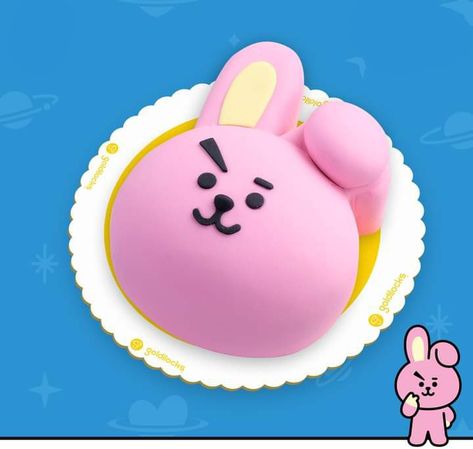 BTS BT21CAKE @GOLDILOCKS 🎂🙂💖 Bt21 Cake, Army Cake, Bt21 Cooky, Bts Cake, Cupcake Cake Designs, Funny Birthday Cakes, Got Game, Pretty Birthday Cakes, Roll Cake