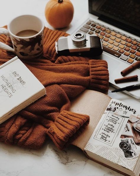 it's september! finally the best time of the year! all the warm coffee and burnt oranges and pumpkin spice amd autumn aesthetic! Sanaa Lathan, Fall Mood Board, Aesthetic Study, Fall Inspiration, Cozy Aesthetic, Fall Feels, Coffee And Books, Autumn Cozy, Autumn Aesthetic