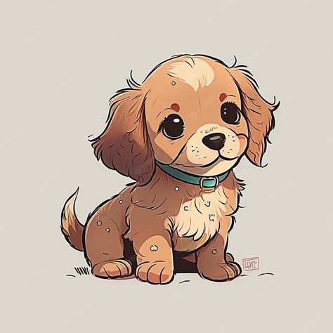 Puppy Cute Drawing, Cute Dogs And Puppies Drawing, Puppy Cartoon Drawing, Cute Dogs Drawing, Dog Cute Drawing, Cute Puppy Drawing, Puppies Drawing, Cute Puppy Cartoon, Cat And Dog Drawing