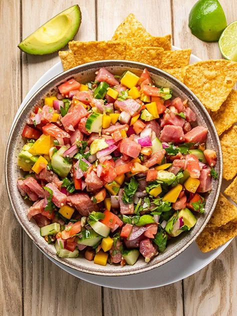 Ahi Tuna Ceviche Ahi Ceviche Recipe, Ahi Tuna Ceviche Recipes, Tuna Ceviche Recipe, Ceviche Tuna Recipe, Ceviche Recipe Tuna, Civeche Recipe, Ahi Tuna Ceviche, Tuna Civeche Recipe, Ahi Tuna Recipe Poke