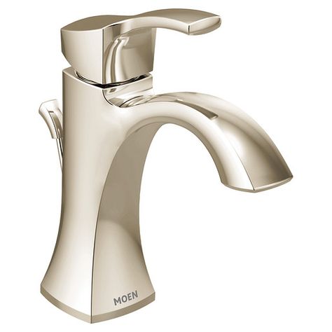 Polished Nickel Faucet Bathroom, Polished Nickel Bathroom Faucet, Polished Nickel Bathroom, Polished Nickel Faucet, Nickel Bathroom, Custom Countertops, Single Hole Bathroom Faucet, Bath Faucet, Lavatory Faucet