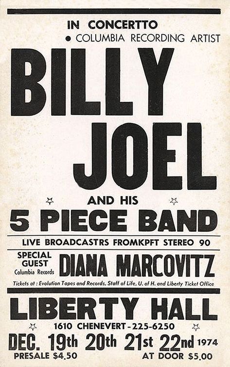 St Elmos Fire Poster, Billy Joel Poster, Billy Joel Concert, Tracy Nelson, Vienna Billy Joel, Bonnie Raitt, Groups Poster, Vintage Concert Posters, Music Concert Posters