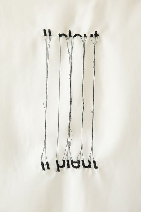 Shirt Design Inspiration, It's Raining, 자수 디자인, Text Art, Embroidery Inspiration, Fashion Details, Embroidery Art, Textile Art, Diy Fashion