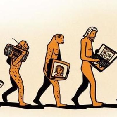 Evolution Of Media, Evolution Of Communication, History Of Communication, Evolution Cartoon, Human Resources Quotes, Single Celled Organisms, Ron Ron, Interactive Timeline, Virtual Reality Videos