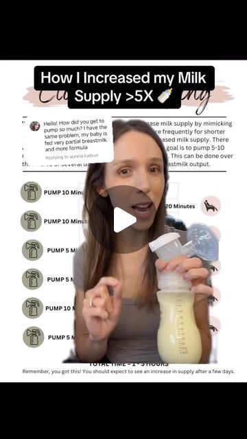 Helen on Instagram: "SECRETS SPILLED: how I increased milk supply >5X 🤯🍼👇

👉 screenshot 📸 at end to grab this cluster pumping how to graphic! 🤩

TOP 3 tips to increase milk supply explained:
1. Frequent and complete milk removal: power pumping, cluster pumping, pump schedule 
2. The Pump: comfortable yet strong suction, using massage and expression modes
👉 COMMENT “pump” and I’ll DM you the info to grab the BabyBuddha pump on SALE! 🎉 (my favorite pump that helped increase milk supply)
3. The flange size and comfort! Measure yourself before buying a pump and frequently during your pumping journey (flange size can change from breastfeeding! 🤯)

✅ like and FOLLOW for more!! 👯‍♀️💛 drop your questions below 👇 

#happypumpingwithhelen #pumpingmom #exclusivelypumping #pumpingmama #new Increase Breastmilk Supply Pumping, Pump Schedule, Spectra S1 Pump Tips, Cluster Pumping, Increase Milk Supply Pumping, Power Pumping Schedule, Motif Luna Breast Pump Settings, Breast Pumping Schedule, Transition From Breastmilk To Whole Milk