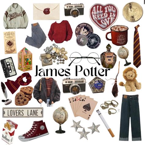 Marauders James Potter, Hogwarts Outfits, Hp Harry Potter, Clothing Aesthetic, Harry Potter Outfits, All The Young Dudes, Remus Lupin, Harry Potter Aesthetic, Harry Potter Party