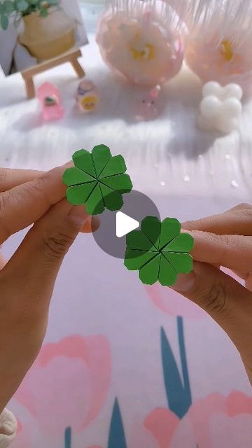 paper crafts creator on Instagram: "Valentine's Day is coming soon, let's arrange this clover ring for her (him) # Origami Tutorial #Handmade #diy # Origami #Handmade #Origami #RingOrigami paper craft" Origami Ring, Clover Ring, She & Him, Origami Tutorial, Rings For Her, Handmade Crafts, Origami, Valentines Day, Valentines