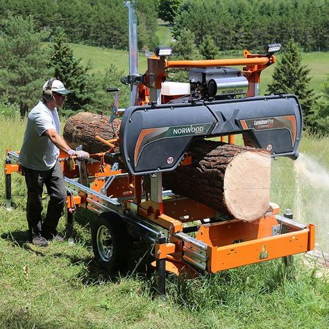 Norwood Sawmill, Sawmill Projects, Alaska Homestead, Sawmill Lumber, Portable Saw Mill, Bandsaw Mill, Forestry Equipment, Wood Project, Intelligent Design