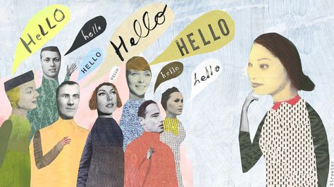 You Had Me At Hello: The Science Behind First Impressions (illustration: Katherine Streeter for NPR) Science Is Magic, Human Communication, Speech Topics, He Lied, Cool Collage, People Judge, Social Intelligence, Science Rules, Relationship Work