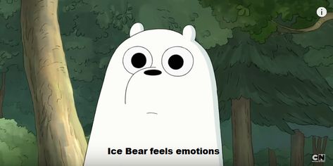 Ice Bear quotes Ice Bear Quotes, Bear Meme, Ice Bear We Bare Bears, Ice Bears, Bear Quote, We Bear, Bare Bears, White Bear, We Bare Bears