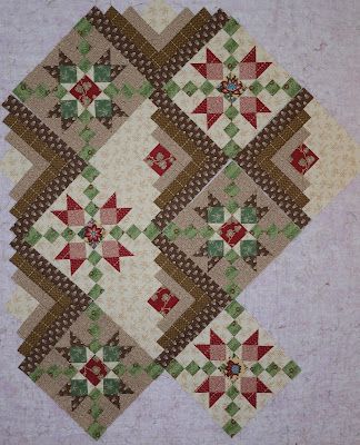 Heritage Quilt Pattern Free, Stardust Quilt Pattern, Quilt Business, Heritage Quilt, Simple Quilting, Log Cabin Quilt Pattern, Quilt Square Patterns, Log Cabin Quilts, Pdf Quilt Pattern