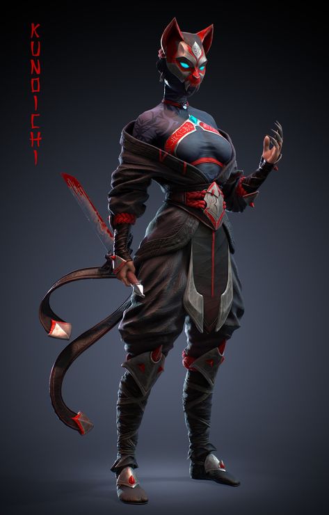 Ninja Concept Art, Ninja Concept, Arte Ninja, Feudal Japan, Ninja Art, Japan History, Bd Comics, Arte Fantasy, Female Character Design